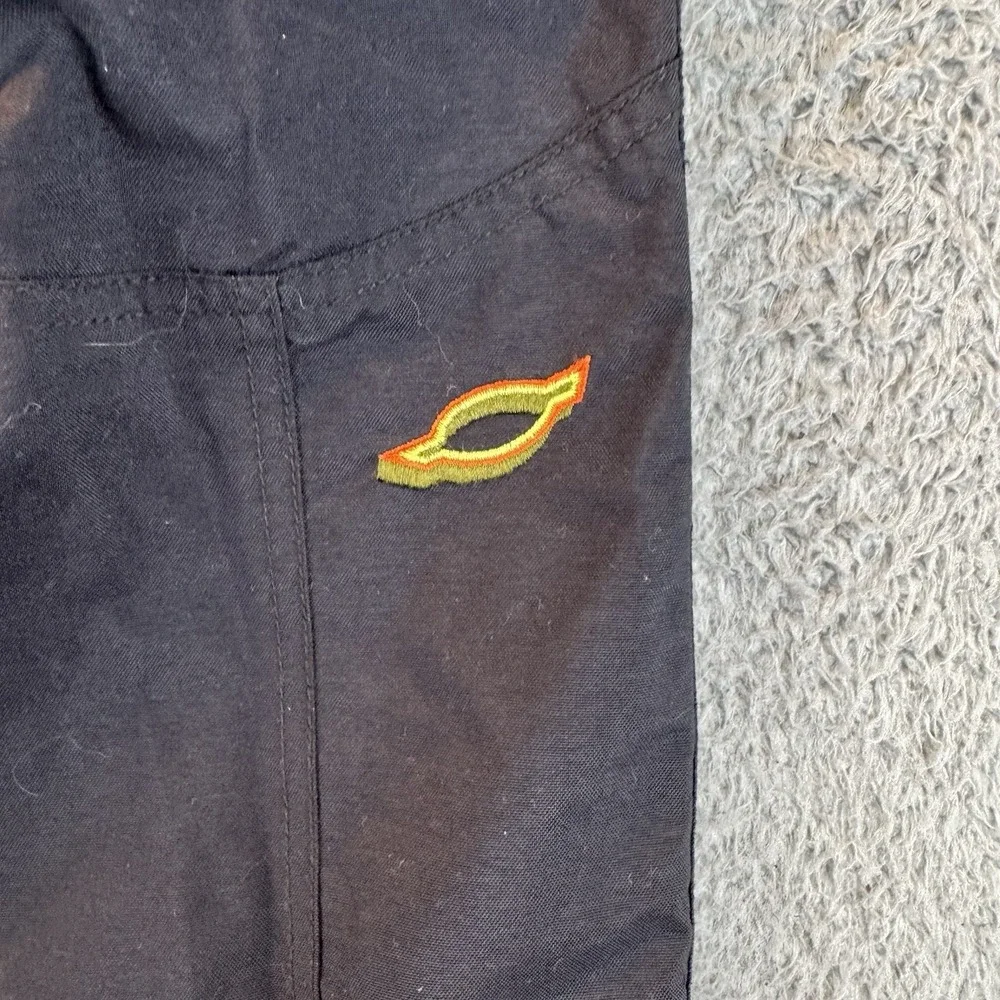 Vintage Sims Men's Snowboard Ski Black Pants Size‎ Large Lined Nylon